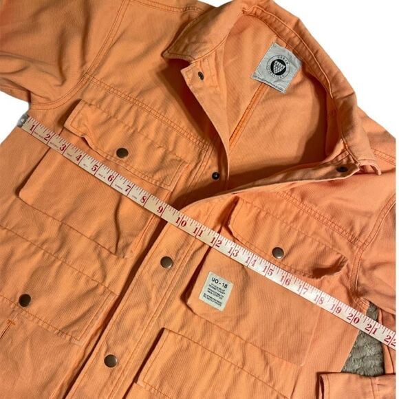 Urban Outfitters Derek Snap Button Utility Jacket and Scarf - Picture 10 of 13